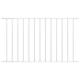 Fence Panel Woerden Powder-coated Steel 1.7x1 m White 145225