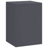 Plant Stand 3 pcs Anthracite Steel 865829