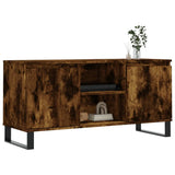 TV Cabinet Smoked Oak 104x35x50 cm Engineered Wood 827025
