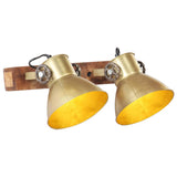 Industrial Wall Lamp Brass 45x25 cm E27 320508
