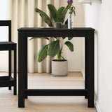 Bar Table Black Oak 102 x 50 x 103.5 cm Engineered Wood 868079