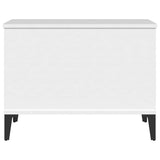 Coffee Table White 60x44.5x45 cm Engineered Wood 819572