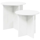 Side Table Set with Storage 2 pcs Engineered Wood 8001010
