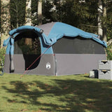 ZNTS Family Tent Tunnel 6-Person Blue Waterproof 4009573