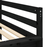 Kids' Loft Bed with Tunnel without Mattress Blue 80x200 cm 3207043