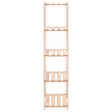 ZNTS 5-Tier Storage Racks 5 pcs 80x38x170 cm Solid Pinewood 250 kg 3051115