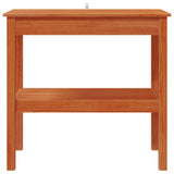 Console Table Wax Brown 80 x 40 x 75 cm Solid Pine Wood 858220