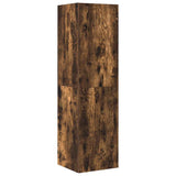 4 Piece TV Cabinet Set Smoked Oak Engineered Wood 3114635