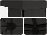 Garden Gazebo 6 x 3 m Anthracite Polyester and Steel 190 3376009