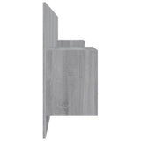 Bed Headboard with Cabinets Grey Sonoma Engineered Wood 3115698
