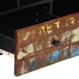 TV Cabinet 100x33x46 cm Solid Wood Reclaimed&Engineered Wood 351972