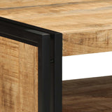 Coffee Table 70x50x38 cm Solid Rough Wood Mango 4102709