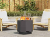 Smokeless Fire Pit Black 38 x 38 x 51 cm Steel 858978
