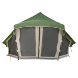 Tipi Tent with Roof Green 508 x 470 x 300 cm Taffeta 42000966