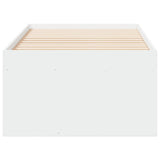 Bed Frame with Storage White 80 x 200 cm Engineered Wood 3429493
