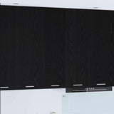 Hanging Cabinet Black Oak 30 x 31 x 100 cm Engineered Wood 884331