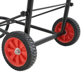 Saddle Trolley Foldable Black Steel 172503