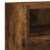 TV Wall Cabinet Smoked Oak 60x30x30 cm Engineered Wood 836862