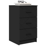 Bedside Cabinet Black 38 x 38 x 66 cm Engineered wood 883375