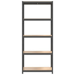 5-Layer Storage Shelf Anthracite Steel&Engineered Wood 152858