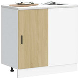 Kitchen Base Cabinet Lyon Sonoma Oak Engineered Wood 854291