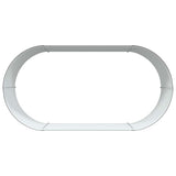 Garden Raised Bed Brown 160 x 80 x 44 cm Steel 42008140