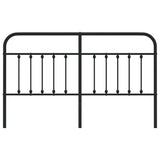 Metal Replace Headboard Black 180 cm 352614