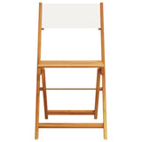 Garden Chair Set of 4 Cream White 3214610