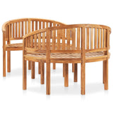 Garden Lounge Set Teak Solid Teak Wood Medium Durable 3059966