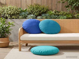 Throw Pillow 6 pcs HEERLEN Royal Blue Dia. 60 cm Polyester 929800