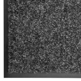 ZNTS Doormat Washable Anthracite 120x180 cm 323420
