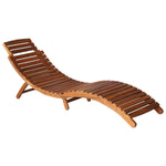 3 Piece Sunlounger with Tea Table Solid Acacia Wood 279160