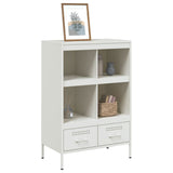 Highboard White 68x39x101.5 cm Steel 843107