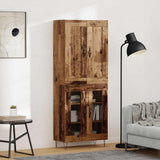 Highboard Old Wood 69.5 x 34 x 180 cm Engineered Wood 3403168