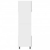 Microwave Cabinet Lyon Grey Sonoma 60x57x207 cm Engineered Wood 3334021