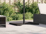 Umbrella Weight Plates 2 pcs Black Granite Triangular 14 kg 4100003