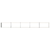 Raised Garden Bed Wood Brown 400 x 40 x 24 cm cold-rolled steel 8006350