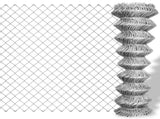 Chain Link Fence Galvanised Steel 25x1 m Silver 141491