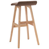 Bar Stools 2 pcs Taupe Fabric 249579