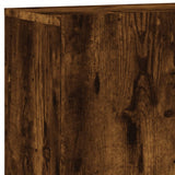 5 Piece TV Wall Units Smoked Oak Engineered Wood 3216493