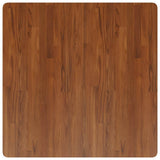 Table Top Dark Brown Solid Oak Wood 90x90cm Table Top Square 343079
