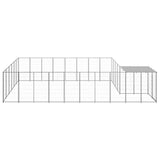 Dog Kennel Silver 15.73 m Steel 3082221
