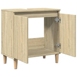 Sink Cabinet Sonoma Oak 58x33x60 cm Engineered Wood 847407