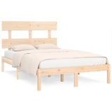 Bed Frame without Mattress 150x200 cm King Size Solid Wood 3104678