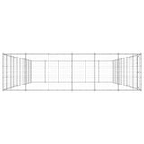 Outdoor Dog Kennel Galvanised Steel 79.86 m 3082332