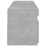TV Cabinets 2 pcs with LED Lights Concrete Grey 75x35x40 cm 804400