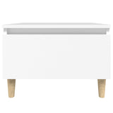 Side Tables 2 pcs White 50x46x35 cm Engineered Wood 819501