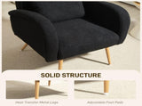 Teddy Fleece Accent Chair - Black T3398P377847