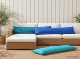 Cushion with Pillow HEERLEN 2 pcs Light Blue Polyester 926246