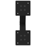 Coffee Table Legs X-Shaped 2 pcs Black 30x cm Steel 4012868